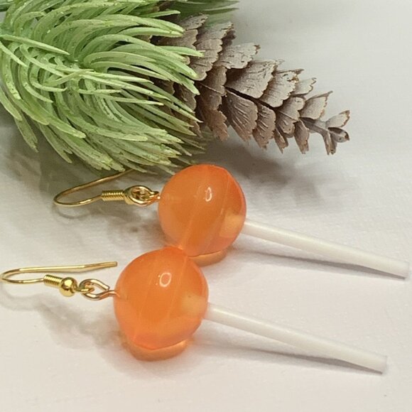 Lollipop Earring, Sucker Earring, Candy Earring, Funny Food Earring, Gift Idea - Picture 6 of 8